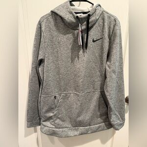 Nike Men's Heather Gray Pullover Hoodie